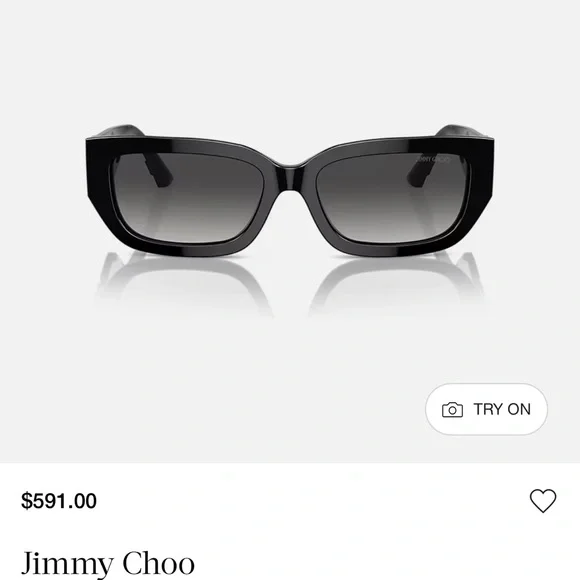 Jimmy Choo Black Sunglasses - Picture 2 of 5